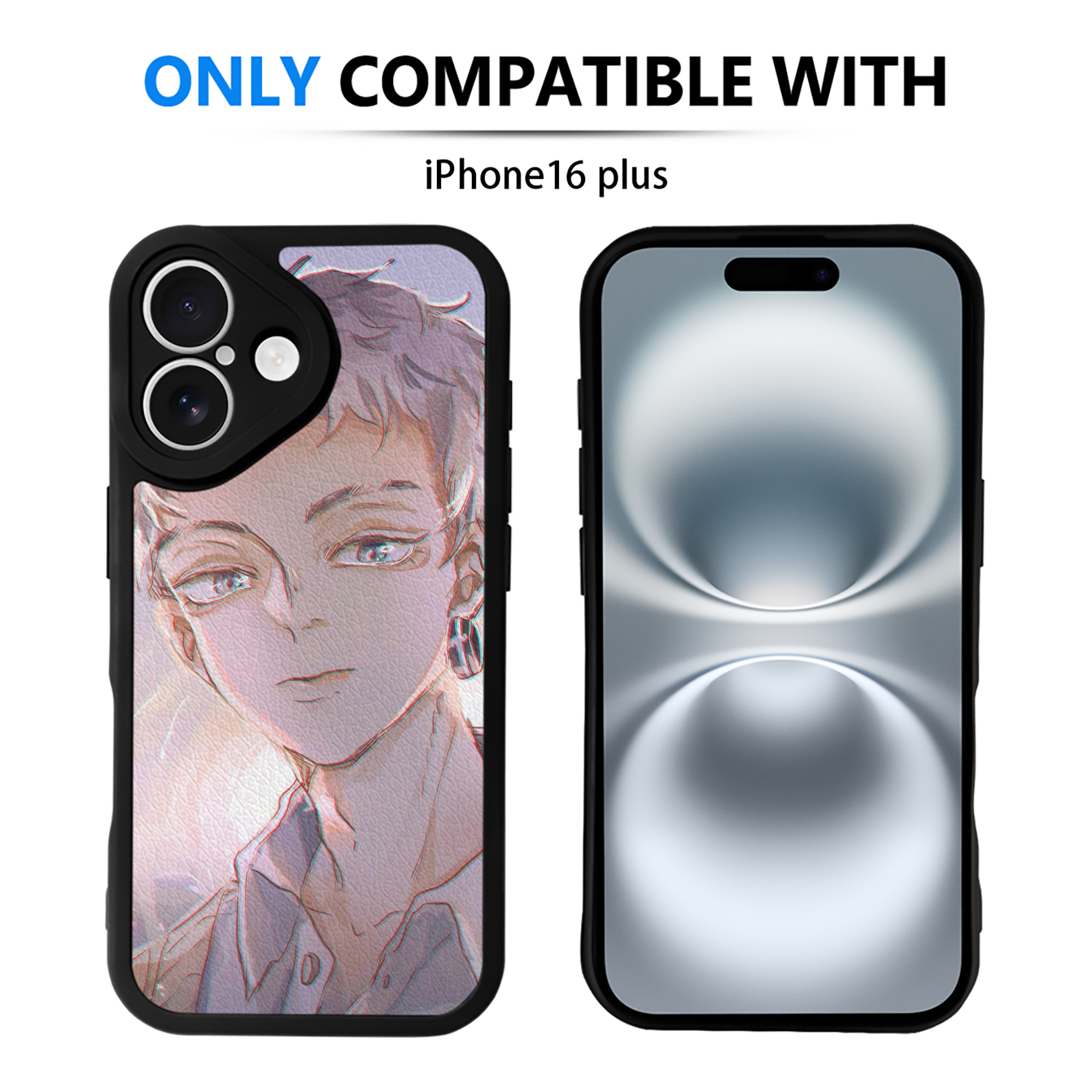 （画像用） 東京リベンジャーズ Tokyo Revengers 【iPhone 16シリーズ対応】シリコンスマホケース（レザー調） 材質：シリコン